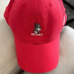 Nike Red Boston University softball Hat Cap